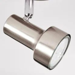 Lampes Vintages & Rétros-hofstein Edain Plafonnier, Spot de plafond LED Chrome, Nickel mat, 1 lumière