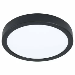 Luminaires Eglo Eglo Plafonnier LED Noir, 1 lumière, Détecteur de mouvement* Éclairage Led