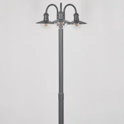 Luminaires Rustiques-hofstein Elima Luminaire extérieur, Réverbère, Eclairage de chemin Anthracite, 3 lumières