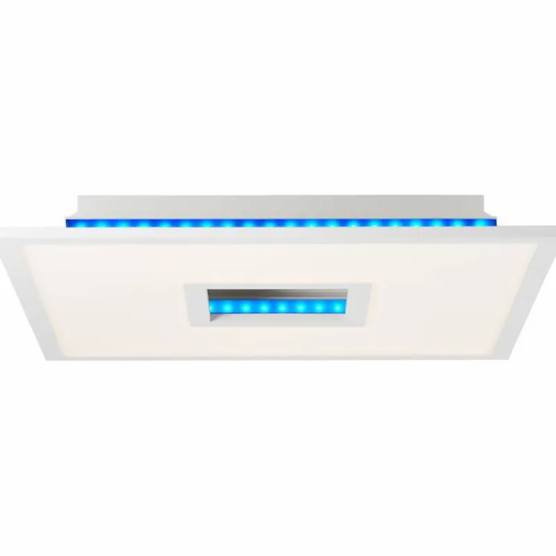 Lampes Industrielles-Luminaires Brilliant Ellia Panel LED Blanc, 1 lumière, Télécommandes