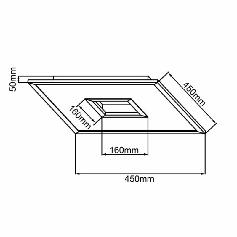 Lampes Industrielles-Luminaires Brilliant Ellia Panel LED Blanc, 1 lumière, Télécommandes