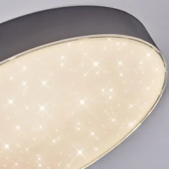 hofstein Elmar Plafonnier LED Noir, 1 lumière