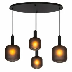 Luminaires Lucide ELOISE Suspension Noir, 4 lumières