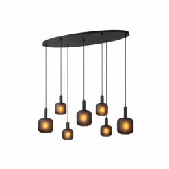 Luminaires Lucide ELOISE Suspension Noir, 7 lumières