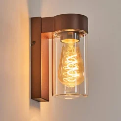 hofstein Encoberta Lampe murale d´extérieur Rouille, 1 lumière