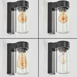 hofstein Encoberta Lampe murale d´extérieur Noir, 1 lumière