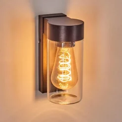 hofstein Encoberta Lampe murale d´extérieur Noir, 1 lumière