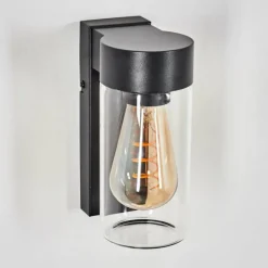 hofstein Encoberta Lampe murale d´extérieur Noir, 1 lumière