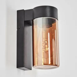 hofstein Encoberta Lampe murale d´extérieur Noir, 1 lumière