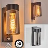 hofstein Encoberta Luminaire extérieur, Lampe murale d´extérieur Noir, 1 lumière, Détecteur de mouvement