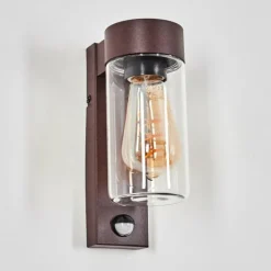 hofstein Encoberta Luminaire extérieur, Lampe murale d´extérieur Rouille, 1 lumière, Détecteur de mouvement