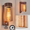 hofstein Encoberta Luminaire extérieur, Lampe murale d´extérieur Rouille, 1 lumière, Détecteur de mouvement