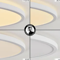 hofstein Endrup Plafonnier LED Blanc, 1 lumière