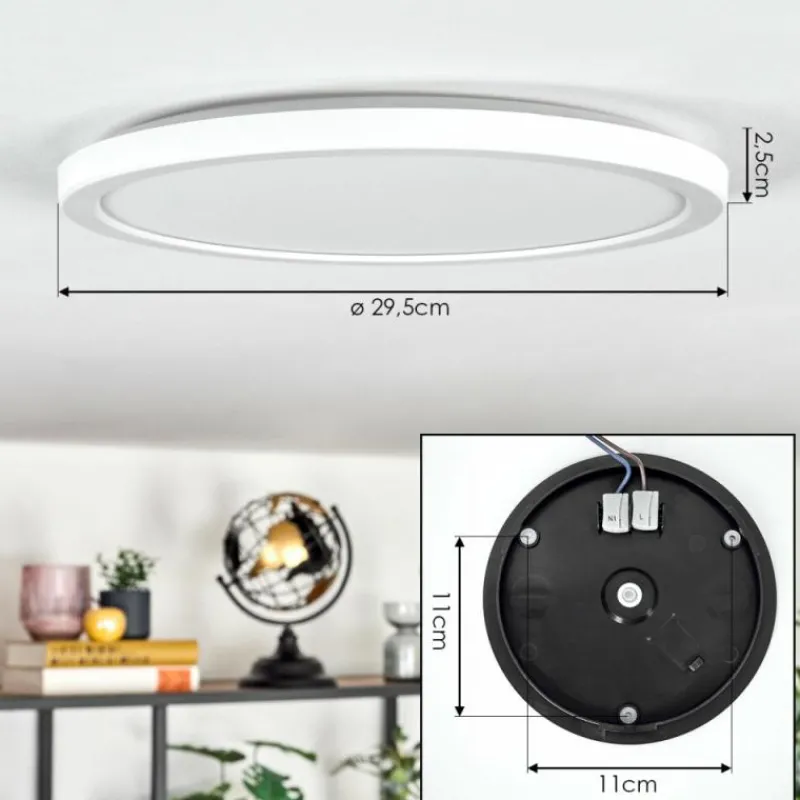 hofstein Endrup Plafonnier LED Blanc, 1 lumière