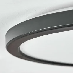 hofstein Endrup Plafonnier LED Noir, 1 lumière