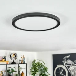 hofstein Endrup Plafonnier LED Noir, 1 lumière