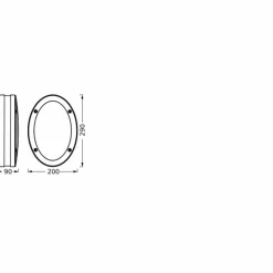 Luminaires Ledvance Endura Applique murale Gris, 2 lumières