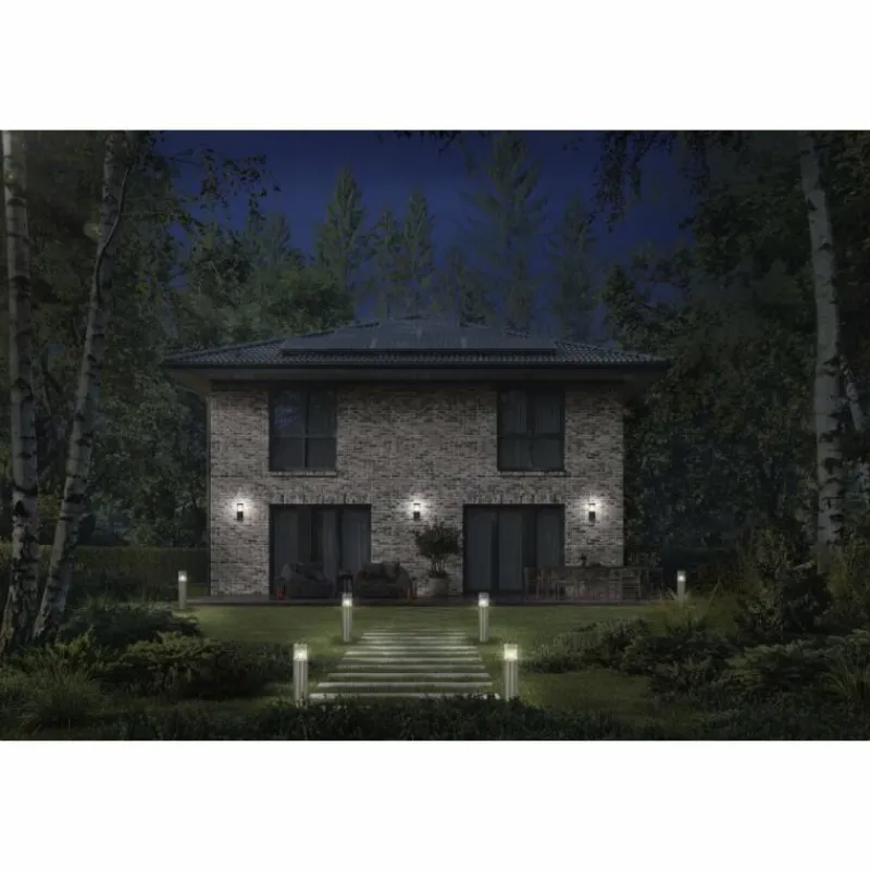 Luminaires Ledvance Endura Applique murale Acier brossé, 1 lumière