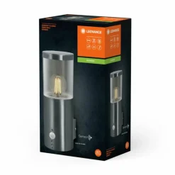 Luminaires Ledvance Endura Applique murale Acier brossé, 1 lumière