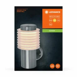 Luminaires Ledvance Endura Applique murale LED Acier brossé, 1 lumière