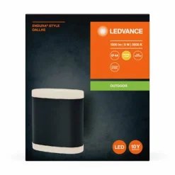 Luminaires Ledvance Endura Applique murale LED Gris, 1 lumière