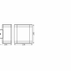 Luminaires Ledvance Endura Applique murale LED Gris, 1 lumière