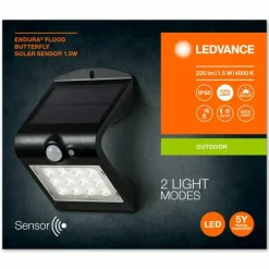 Luminaires Ledvance Endura Détecteur de mouvement LED Noir, 1 lumière