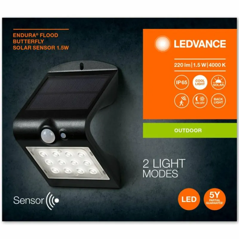 Luminaires Ledvance Endura Détecteur de mouvement LED Noir, 1 lumière