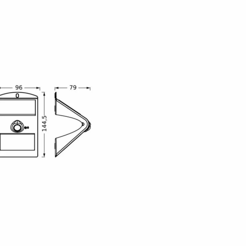Luminaires Ledvance Endura Détecteur de mouvement LED Noir, 1 lumière