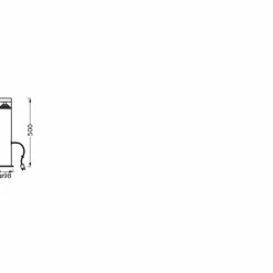 Luminaires Ledvance Endura Lampadaire d'extérieur LED Acier brossé, 1 lumière
