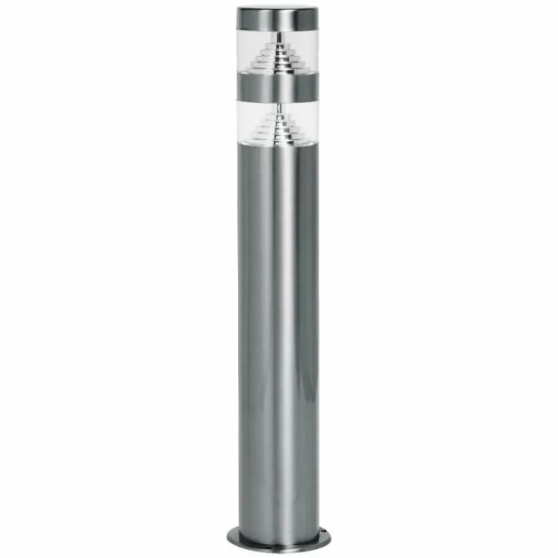 Luminaires Ledvance Endura Lampadaire d'extérieur LED Acier brossé, 1 lumière