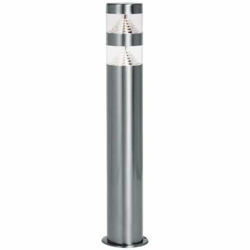 Luminaires Ledvance Endura Lampadaire d'extérieur LED Acier brossé, 1 lumière