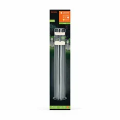 Luminaires Ledvance Endura Lampadaire d'extérieur LED Acier brossé, 1 lumière