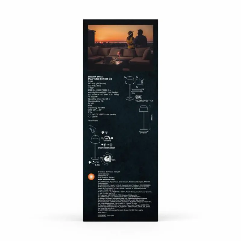 Luminaires Ledvance Endura Lampe à poser LED Lila, 1 lumière