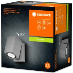 Luminaires Ledvance ENDURA Lampe murale d´extérieur Argenté, 1 lumière