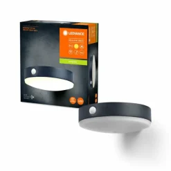 Luminaires Ledvance ENDURA Lampe murale d´extérieur LED Noir, 1 lumière, Détecteur de mouvement