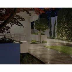 Luminaires Ledvance Endura Spot de jardin LED Acier brossé, 1 lumière