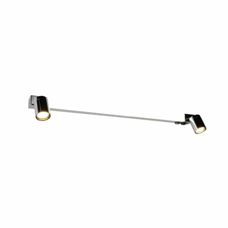 Luminaires Trio Enrico Applique murale LED Chrome, 3 lumières* Appliques