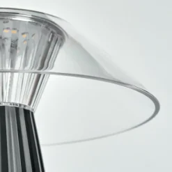 hofstein Eryla Lampe de bureau, Lampe à poser LED Noir, 1 lumière