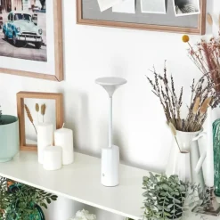 hofstein Eryon Lampe de bureau, Lampe à poser LED Blanc, 1 lumière* Éclairage Led