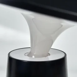 hofstein Eston Lampe de bureau, Lampe à poser LED Noir, Blanc, 1 lumière