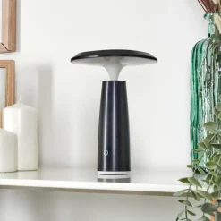 hofstein Eston Lampe de bureau, Lampe à poser LED Noir, Blanc, 1 lumière