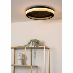 Luminaires Lucide ESTREJA Plafonnier LED Noir, 1 lumière* Éclairage Led