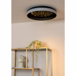 Luminaires Lucide ESTREJA Plafonnier LED Noir, 1 lumière* Éclairage Led