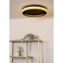 Luminaires Lucide ESTREJA Plafonnier LED Noir, 1 lumière* Éclairage Led