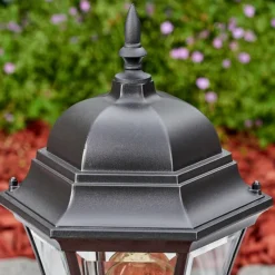 Luminaires Rustiques-hofstein Etoe Luminaire extérieur, Borne lumineuse, Eclairage de chemin Noir, 1 lumière