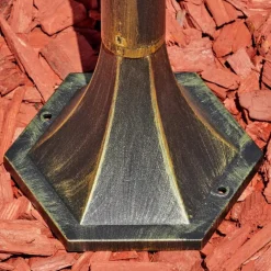 Luminaires Rustiques-hofstein Etoe Luminaire extérieur, Eclairage de chemin Brun, Or, 1 lumière, Détecteur de mouvement