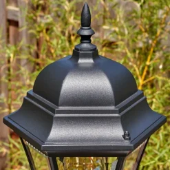 Luminaires Rustiques-hofstein Etoe Luminaire extérieur, Réverbère, Eclairage de chemin Noir, 1 lumière