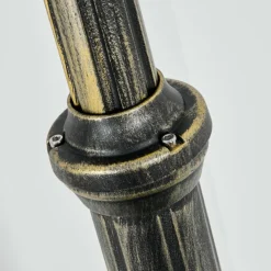 Lampes Dorées-hofstein Etoe Réverbère, Eclairage de chemin Or, Noir, 2 lumières