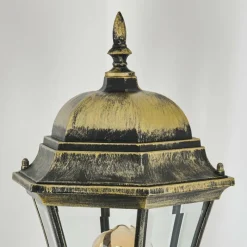 Lampes Dorées-hofstein Etoe Réverbère, Eclairage de chemin Or, Noir, 3 lumières